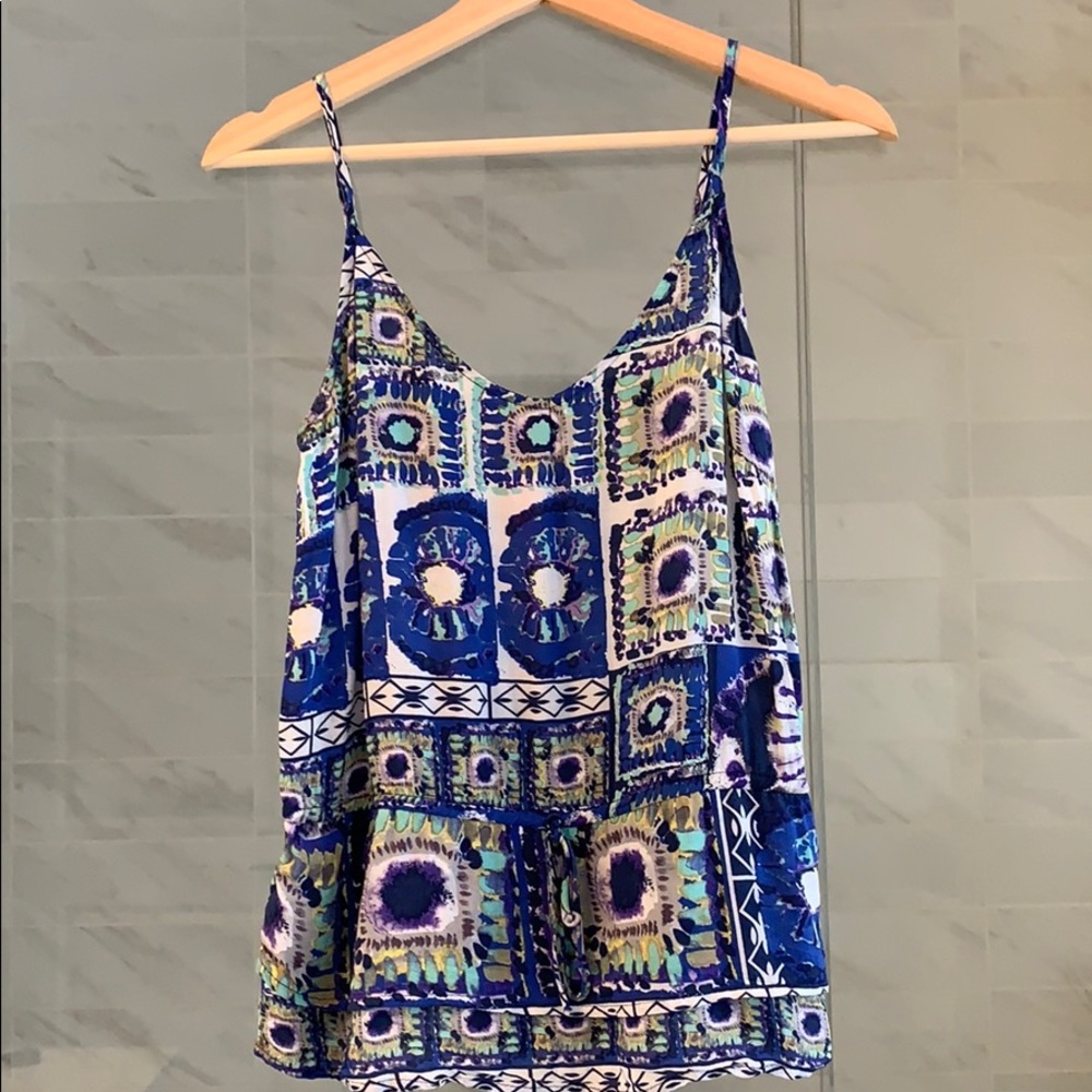 Eight Sixty printed top sz medium